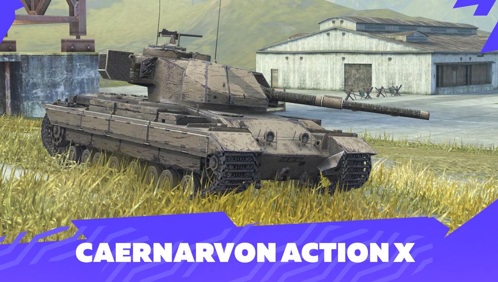 Купить Премиум Танк Caernarvon Action X для Tanks Blitz | Танкс Блиц