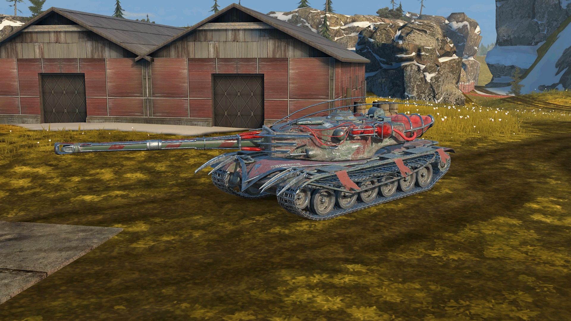 Купить Премиум Танк Легендарный камуфляж «Кусающий» для M-IX-Yoh для Tanks Blitz | Танкс Блиц