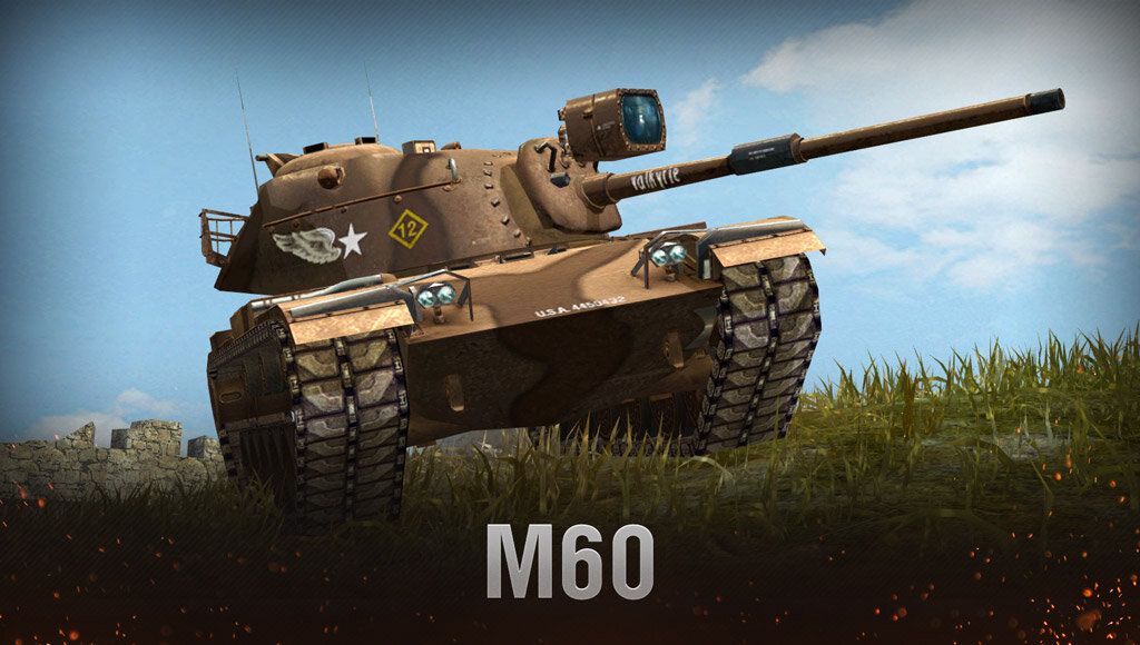Купить Премиум Танк M60 для Tanks Blitz | Танкс Блиц