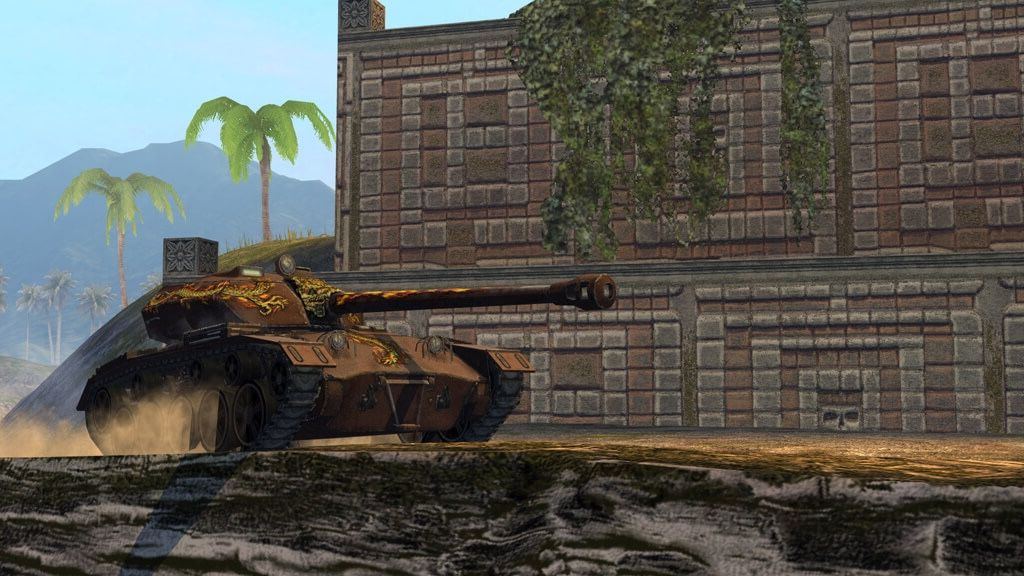 Купить Премиум Танк WZ Пылающий для Tanks Blitz | Танкс Блиц