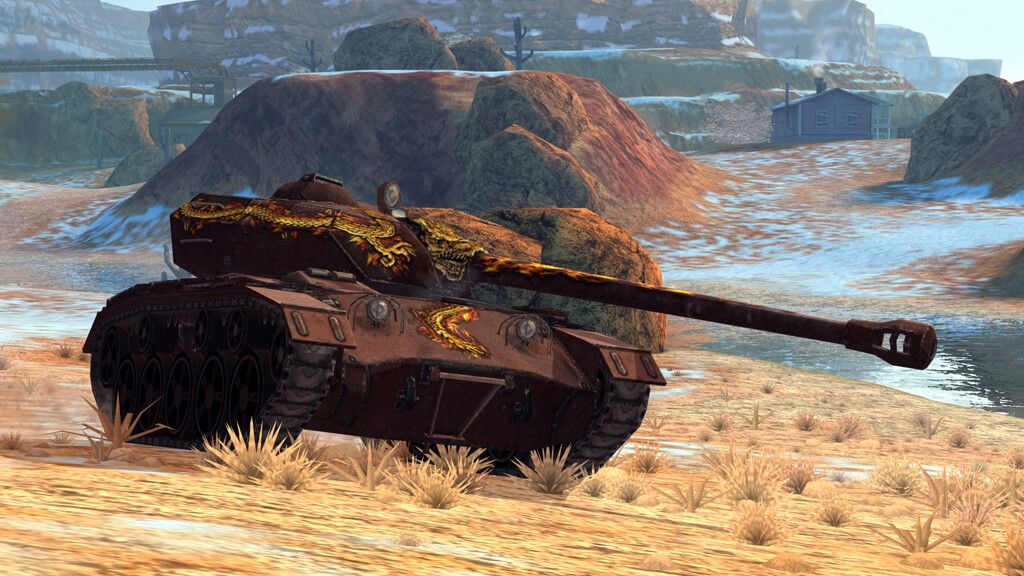 Купить Премиум Танк WZ Пылающий для Tanks Blitz | Танкс Блиц